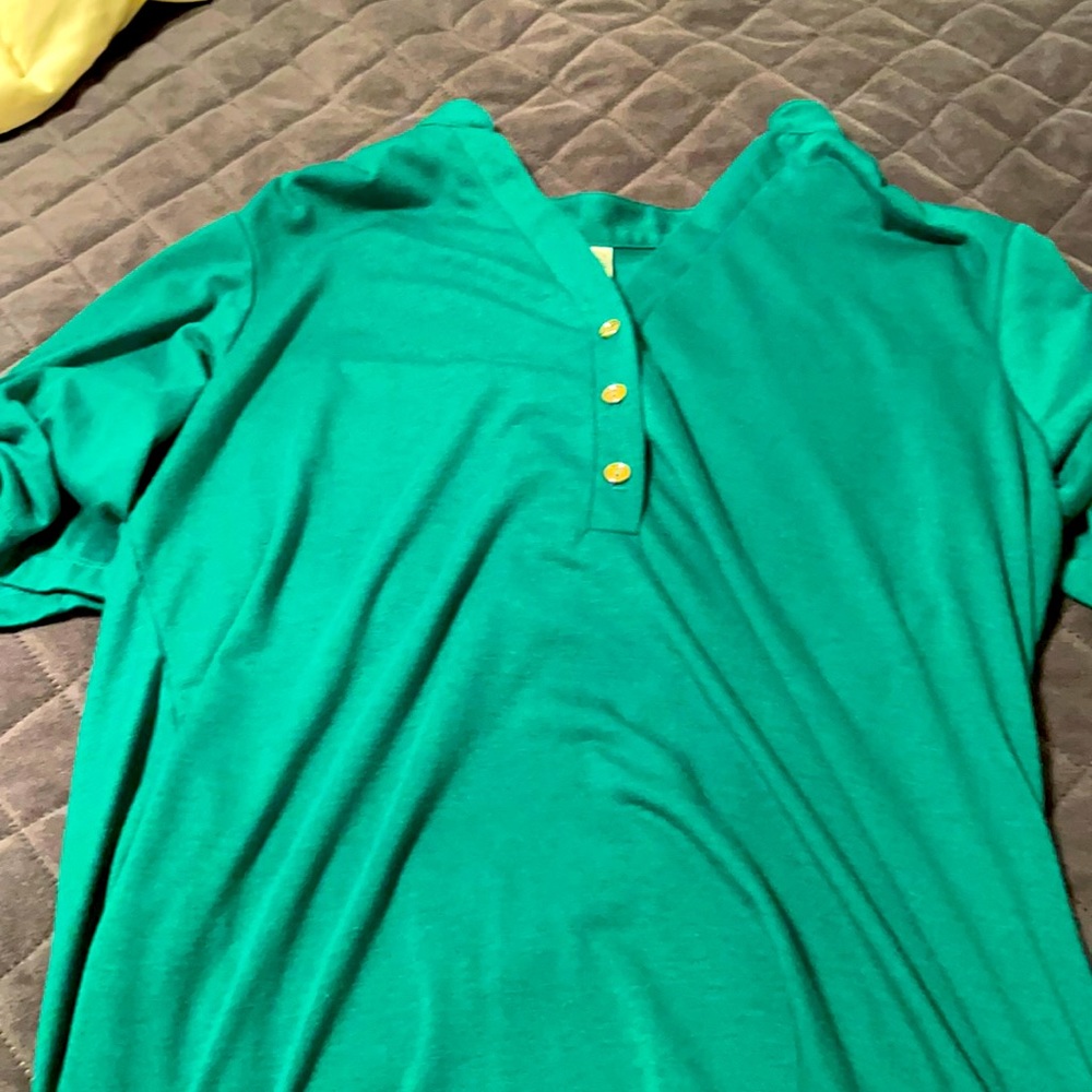 Green and gold top!!!